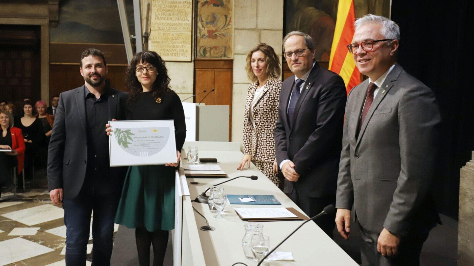 Turisme Garrotxa rep un dels Guardons de Turisme de Catalunya