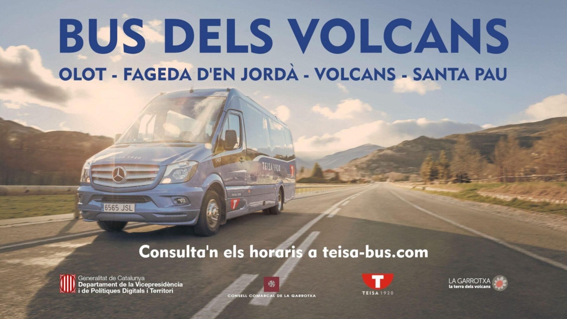 Als volcans, en transport públic