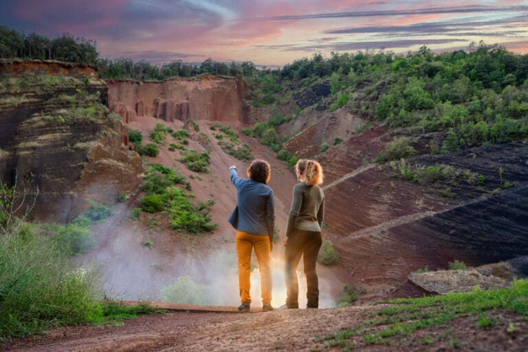 Grederes del volcà del Croscat. Itinerari 15 Parc Natural