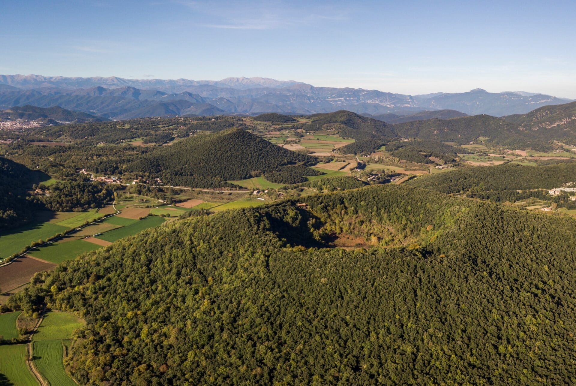 Fageda d'en Jordà - Volcan Santa Margarida - Volcan Croscat. Itinéraire 1 du Parc Naturel