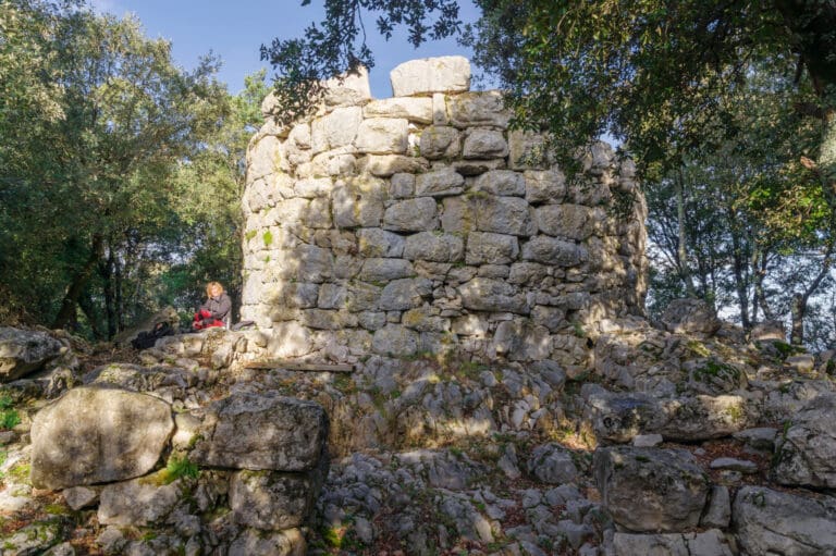 Itinéraire Castell de Falgars. Route 3 Beuda