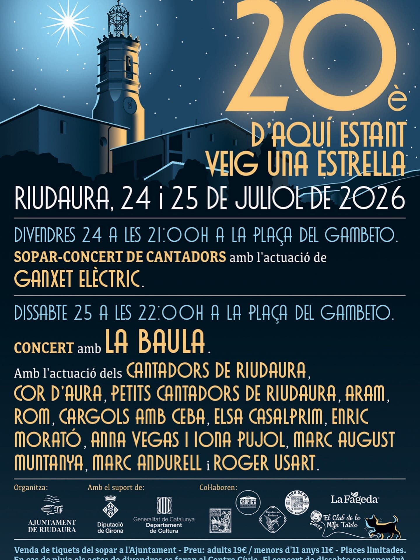 D’aquí estant veig una estrella