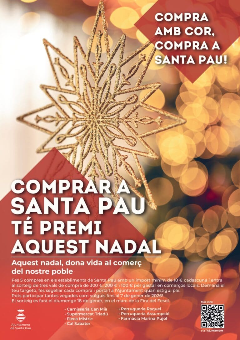 Comprar a Santa Pau té premi aquest Nadal