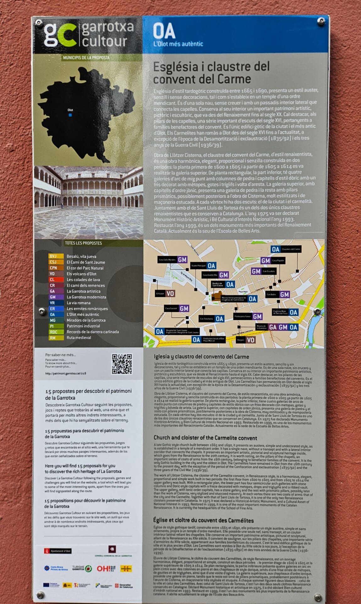 Es renoven diversos senyals de Garrotxa Cultour