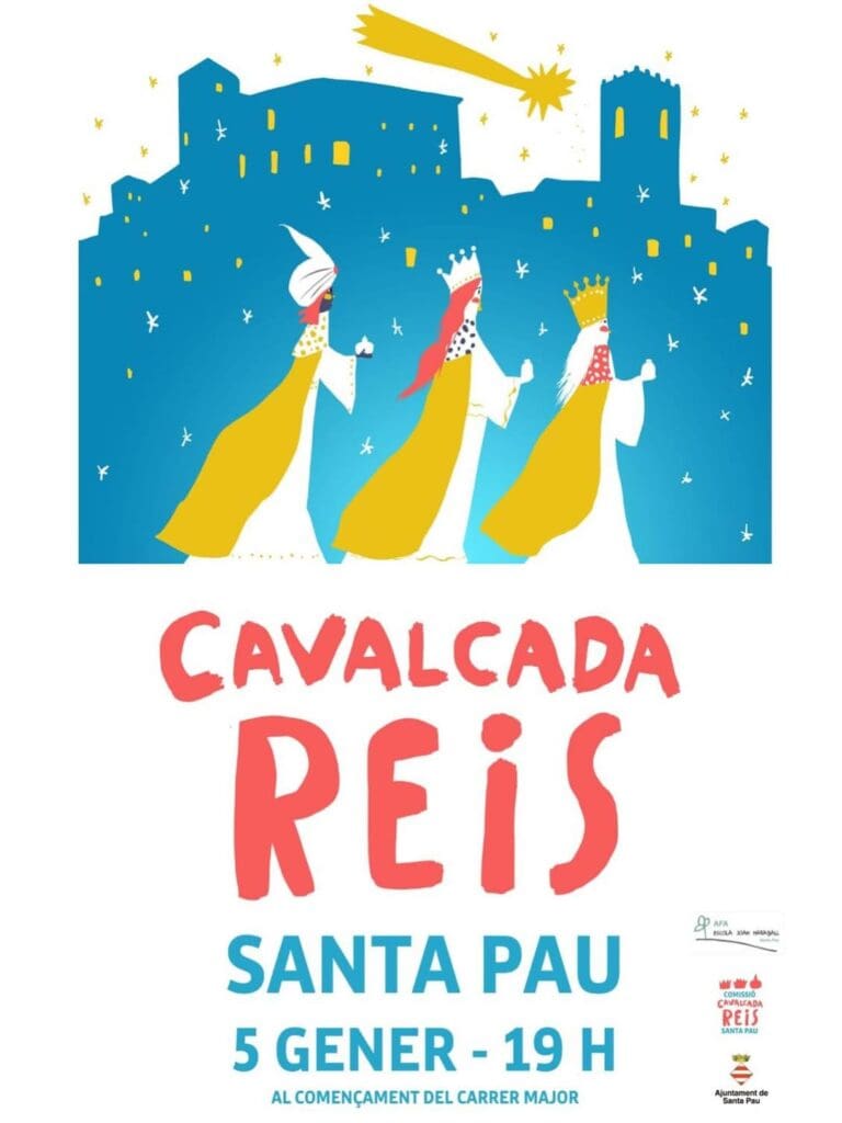 Cavalcada de Reis a Santa Pau