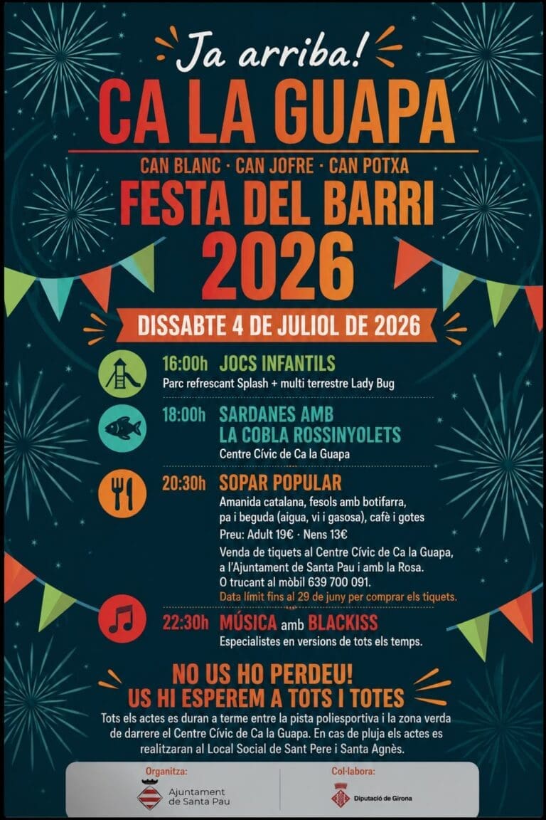 Festa del barri de Ca la Guapa – Can Blanc, Can Jofre i Can Potxa 2026