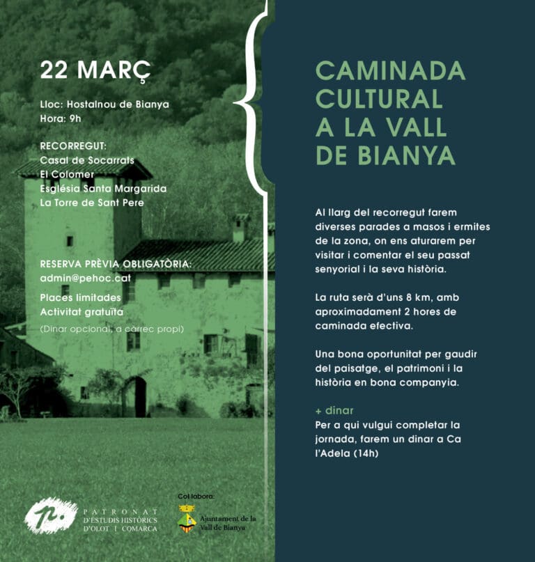 Caminada cultural a la Vall de Bianya