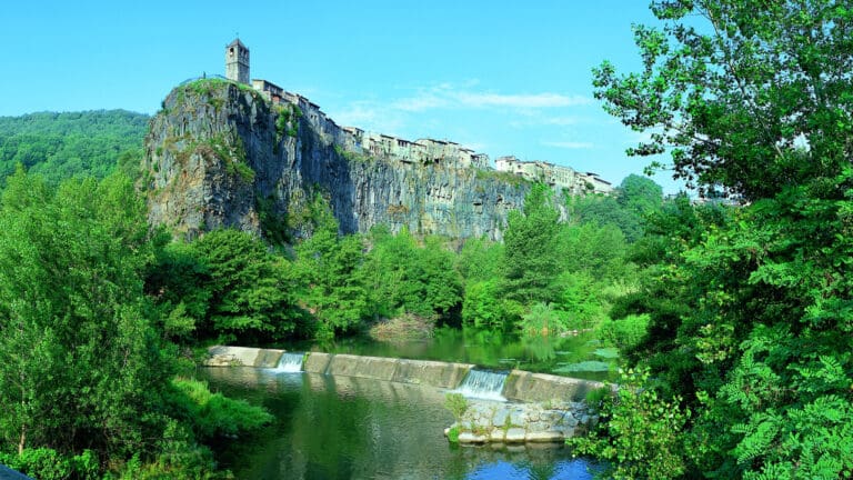 The landscape of Castellfollit de la Roca