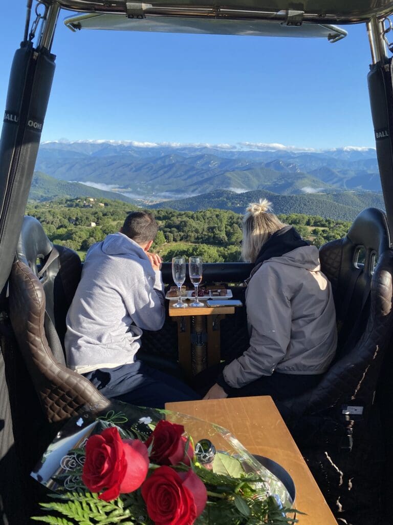 Balloon flight, exclusive for two people