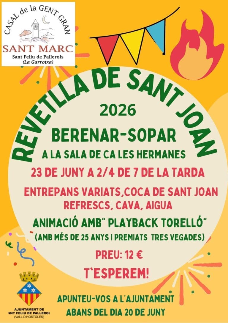 Revetlla de Sant Joan a Sant Feliu de Pallerols