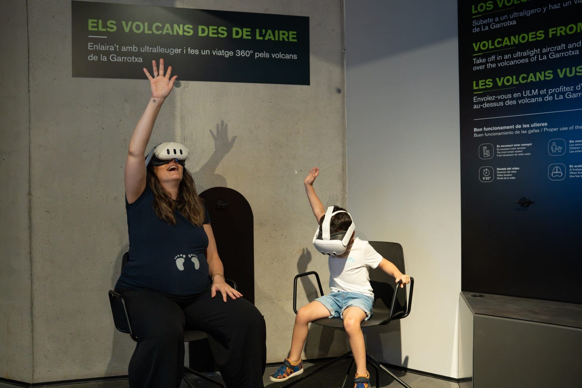 L’Espai Cràter estrena una nova experiència immersiva per descobrir els volcans de la Garrotxa des de l’aire