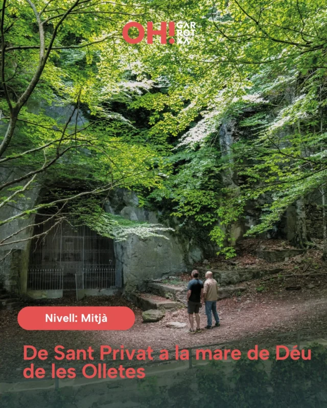 Aquesta ruta et porta molt més enllà d'un bonic paisatge. Segueix un antic camí de pelegrinatge que, durant generacions, va ser recorregut amb fe, esperança i promeses 🚶

Entre boscos, masies i vistes privilegiades de la Vall d'en Bas, arribaràs a un petit santuari excavat a la roca, amagat sota el cingle, que conserva tota la màgia d'un indret únic. ✨

🥾 Una excursió perfecta per descobrir que, a la Garrotxa, cada camí té una història per explicar.

📸 @rubenramsc 
🕒 1h 30 min aproximadament
➡️ 3,5km
🔺 459m de desnivell
ℹ️ Ruta de Sant Privat a la mare de Déu de les Olletes
https://www.itinerannia.net/ca/itineraris/de-sant-privat-a-la-mare-de-deu-de-les-olletes/

💡 Guardeu- vos la publicació, i feu la ruta quan pugueu! 😜

@itinerannia_senders @consorci.enpaltagarrotxa @pngarrotxa @costabravapirineu @visitpirineus @catalunyaexperience @descobreixcatalunya @lavalldenbas