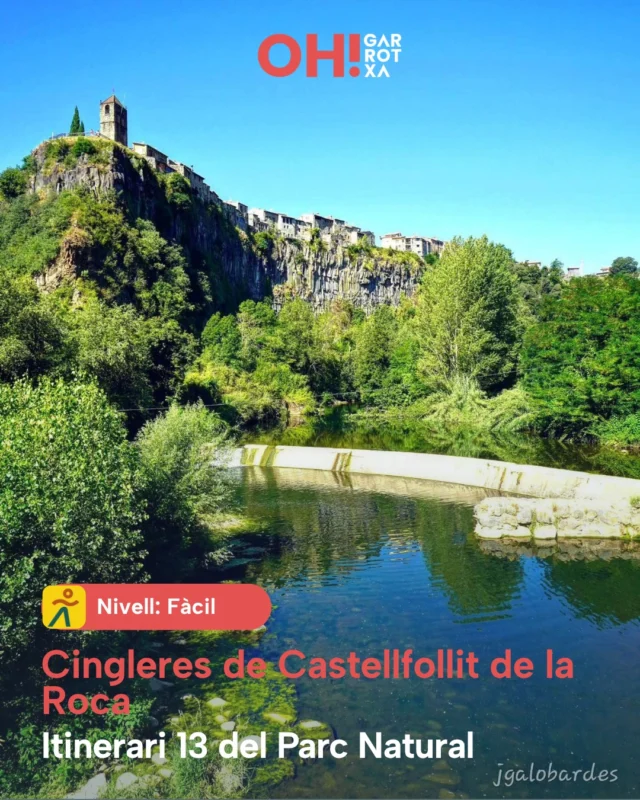 🥾 Aquest itinerari permet contemplar de ben a prop la imponent paret basàltica sobre la qual s'aixeca el nucli antic de Castellfollit de la Roca. 

Durant el recorregut travessaràs el riu Fluvià, passaràs entre horts, seguiràs un antic camí romà i arribaràs fins al mirador de Sant Salvador, amb una panoràmica que difícilment oblidaràs 🎴

📸 @jgalobardes 
🕒 45 min aproximadament
➡️ 2km
ℹ️ Itinerari 13 del Parc Natural- Cingleres de Castellfollit de la Roca

💡 Guardeu- vos la publicació, i feu la ruta quan pugueu! 😜

@itinerannia_senders @pngarrotxa @costabravapirineu @visitpirineus @catalunyaexperience @descobreixcatalunya